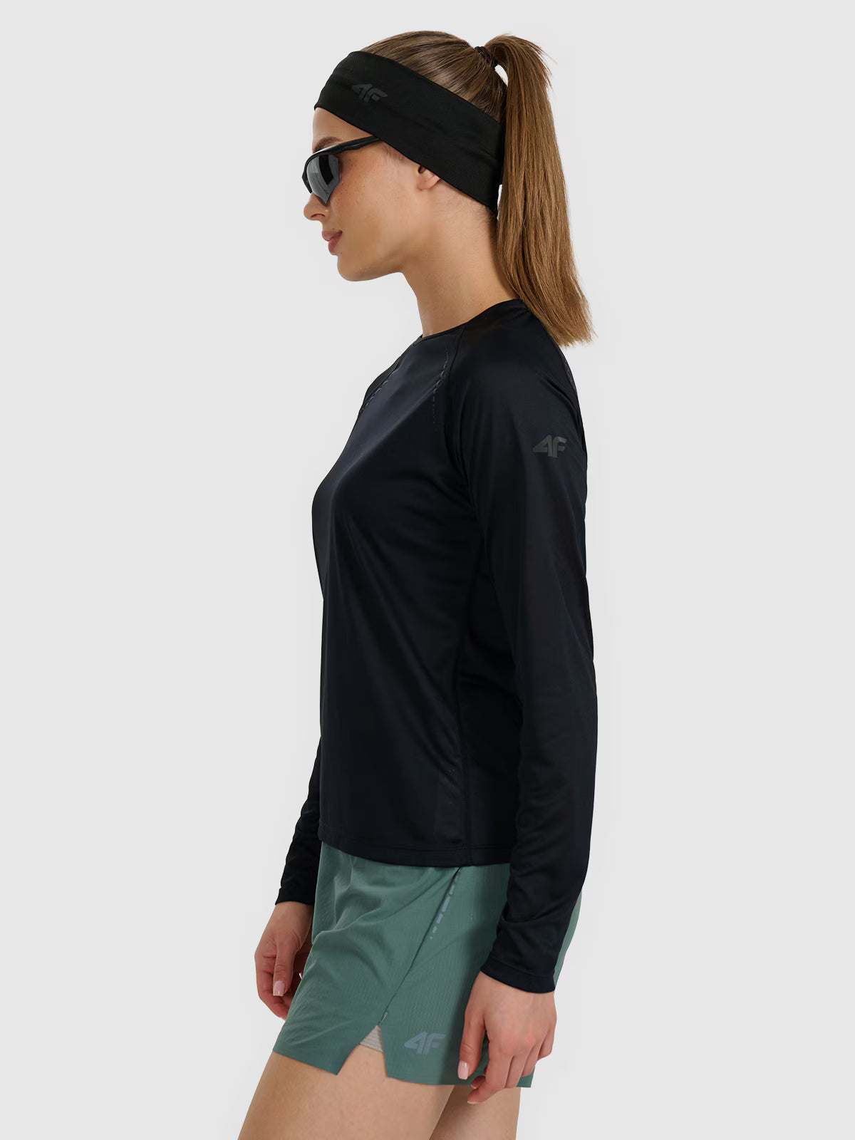 Longsleeve do biegania w terenie szybkoschnący damski