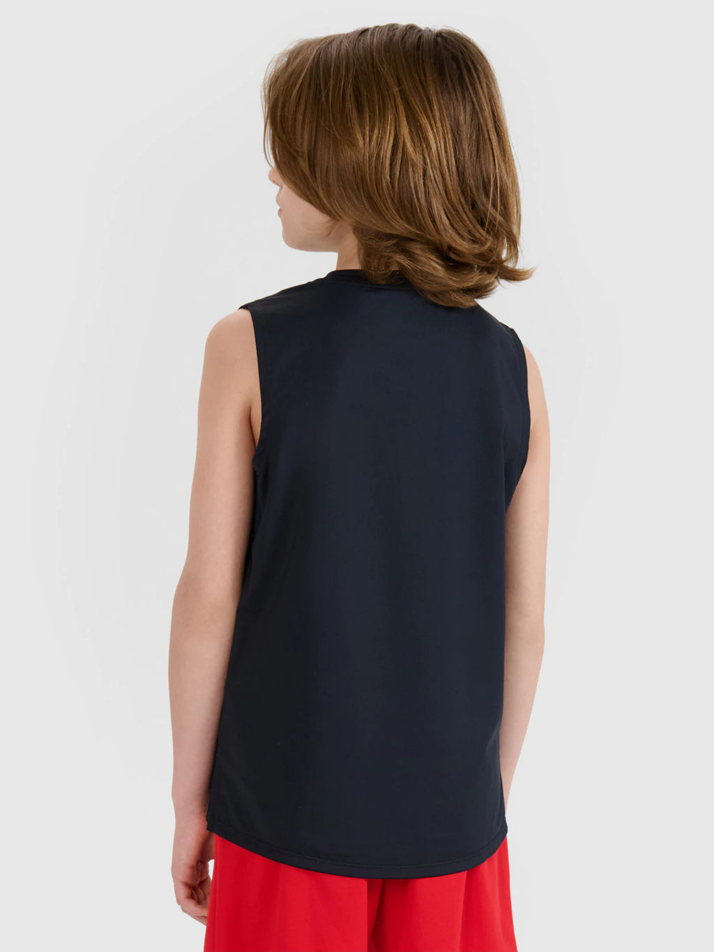 Tank top sportowy szybkoschnący chłopięcy
