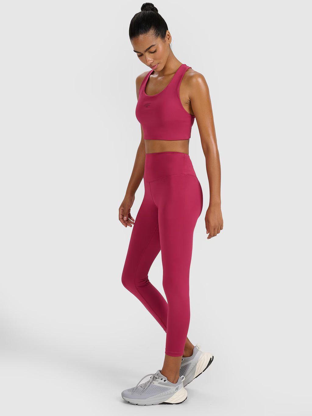 Legginsy treningowe 7/8 z wysokim stanem damskie