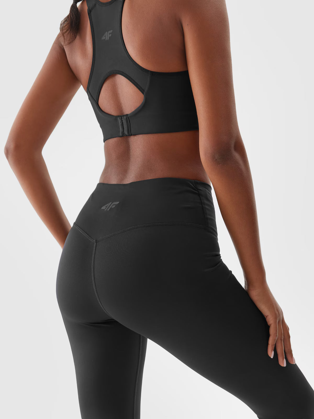Legginsy treningowe z wysokim stanem damskie