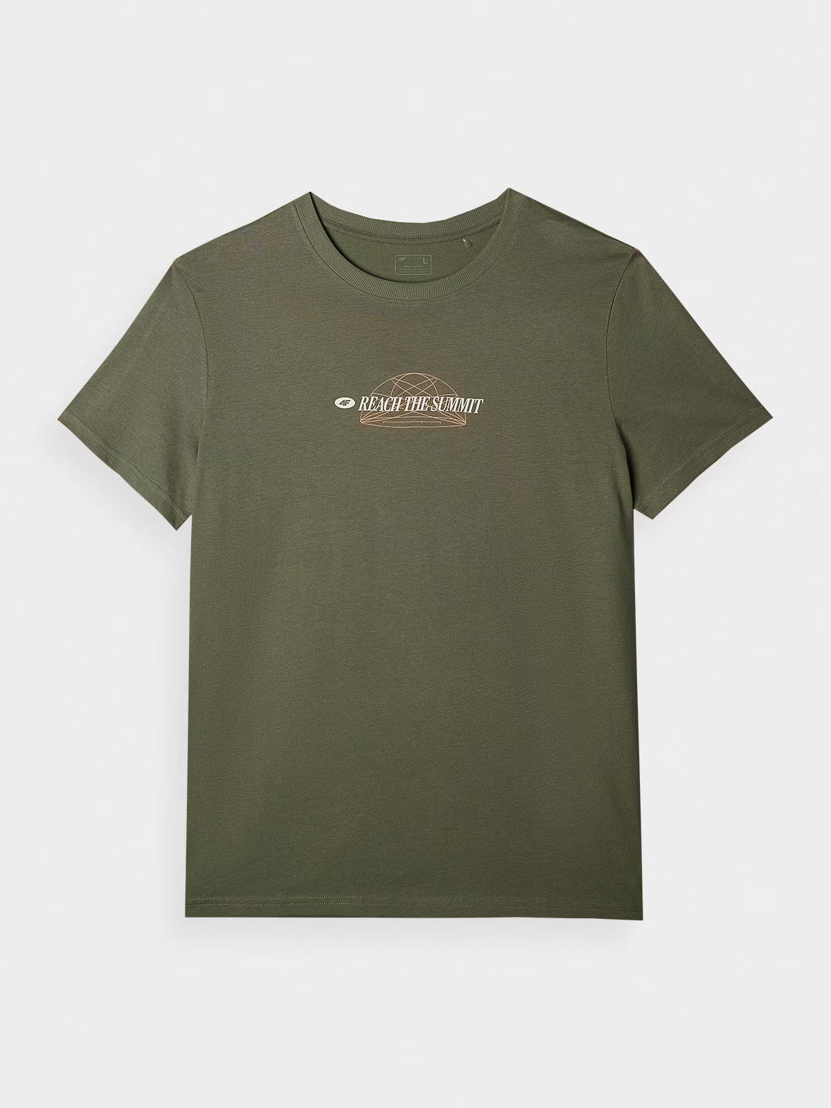T-shirt regular z nadrukiem męski