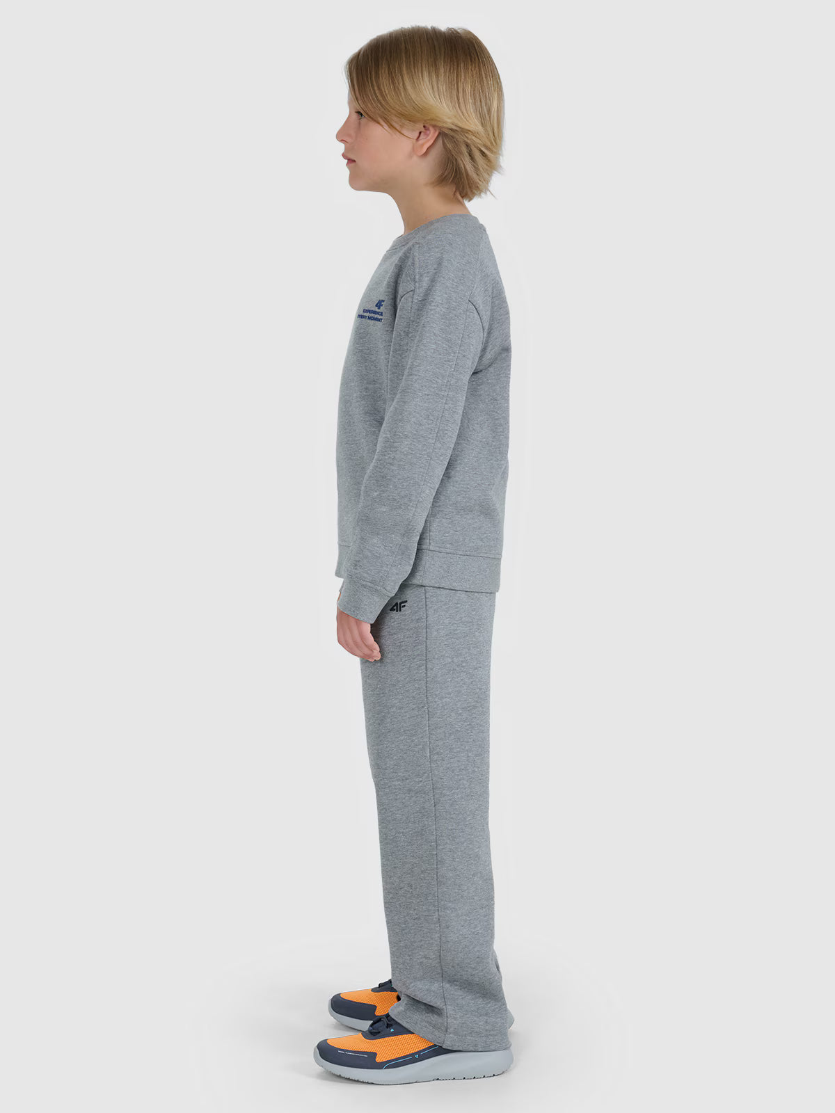 Bluza dresowa nierozpinana bez kaptura chłopięca