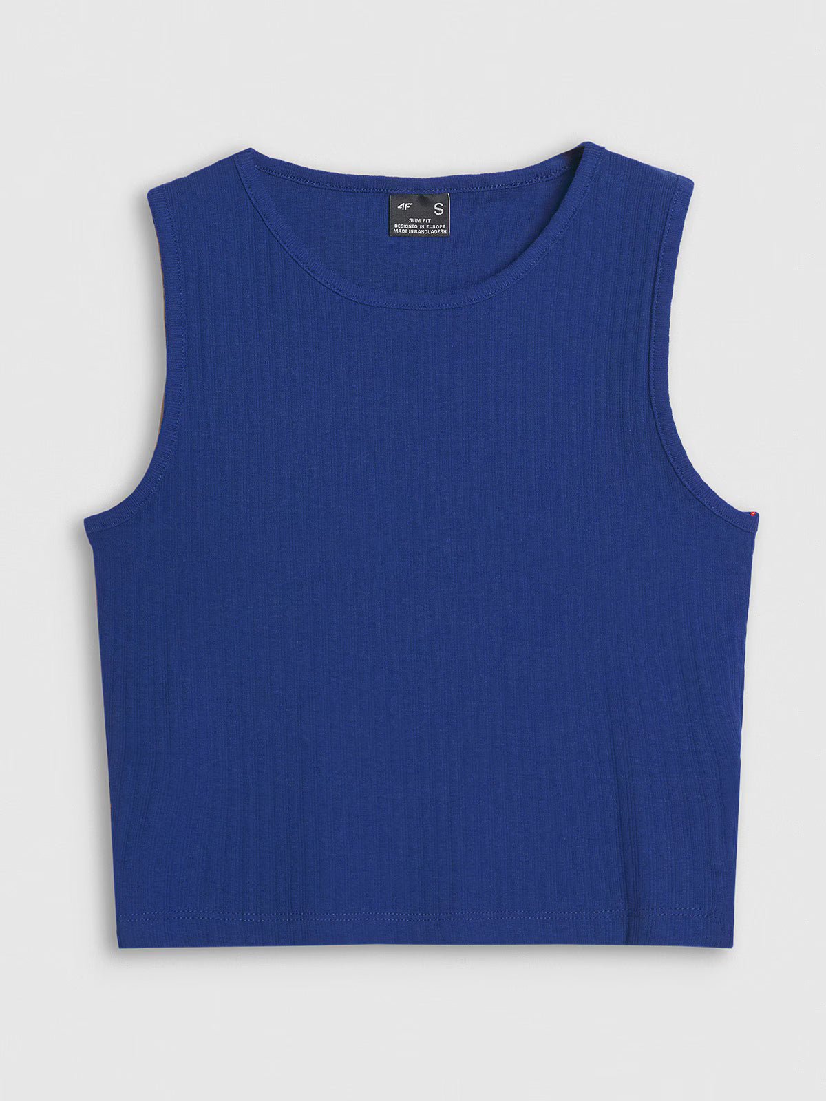 Crop top dzianinowy damski