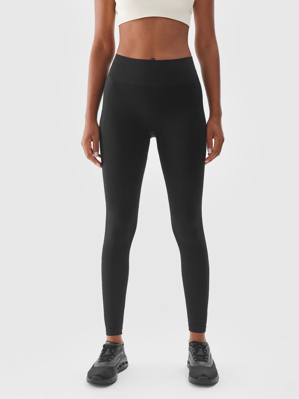 Legginsy treningowe bezszwowe z wysokim stanem damskie