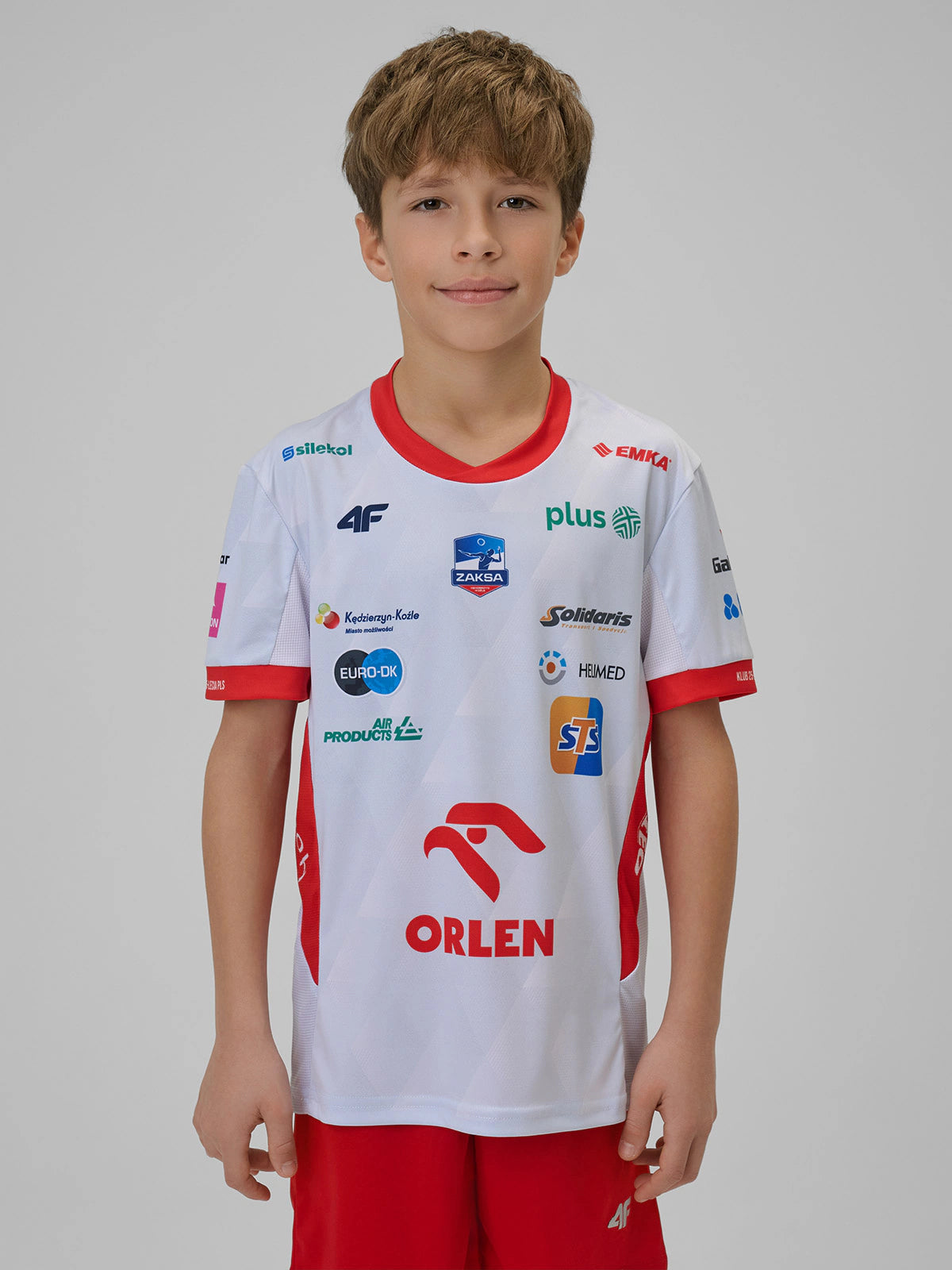 Koszulka meczowa replika domowa z sezonu 2025-26 dziecięca 4F x ZAKSA Kędzierzyn-Koźle