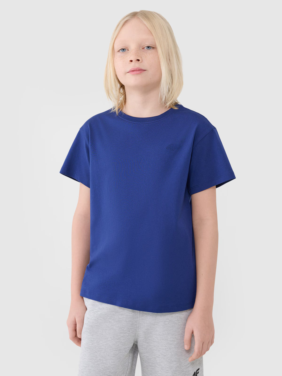 T-shirt oversize gładki chłopięcy