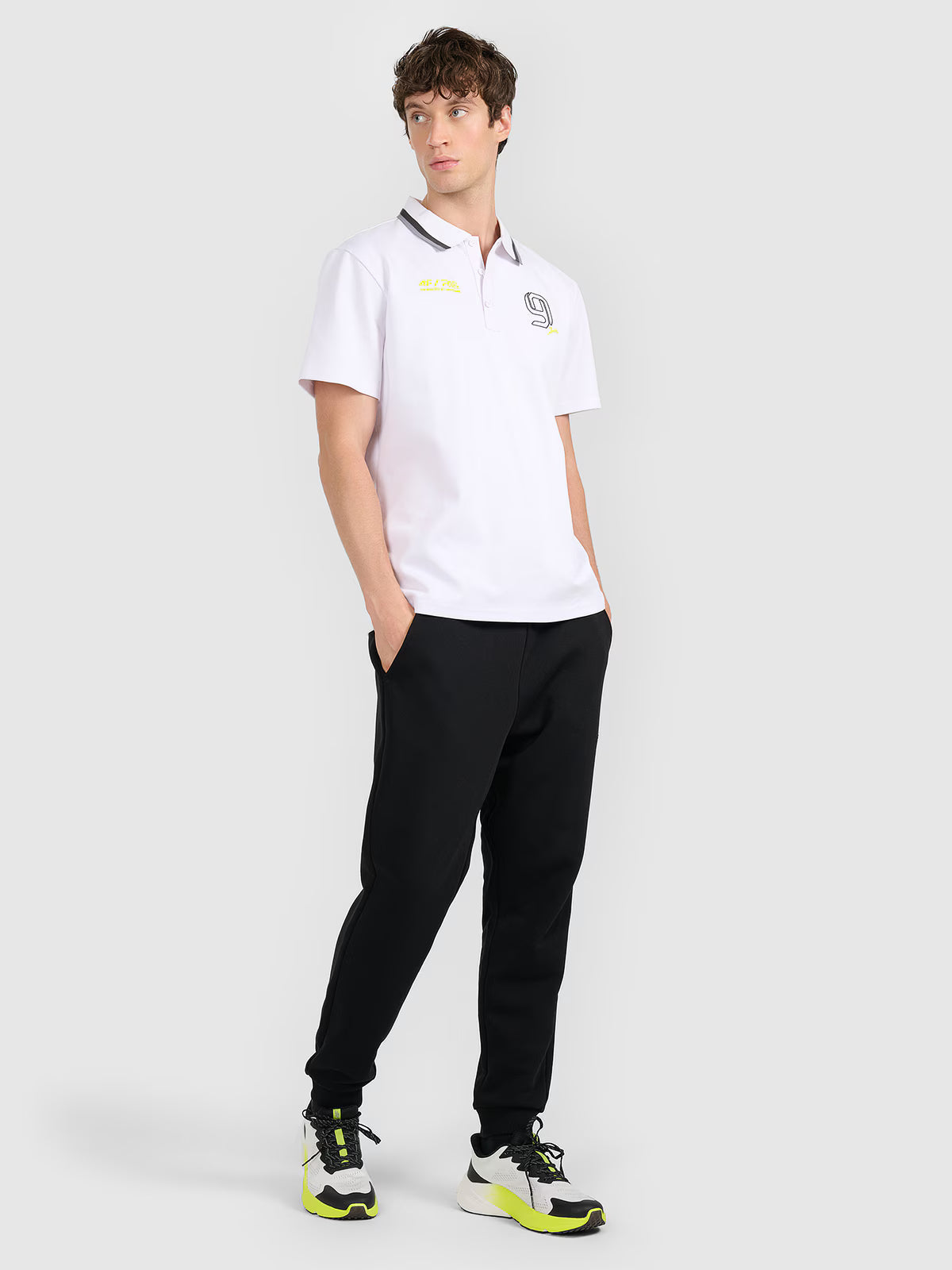 Koszulka polo regular męska 4F x Robert Lewandowski