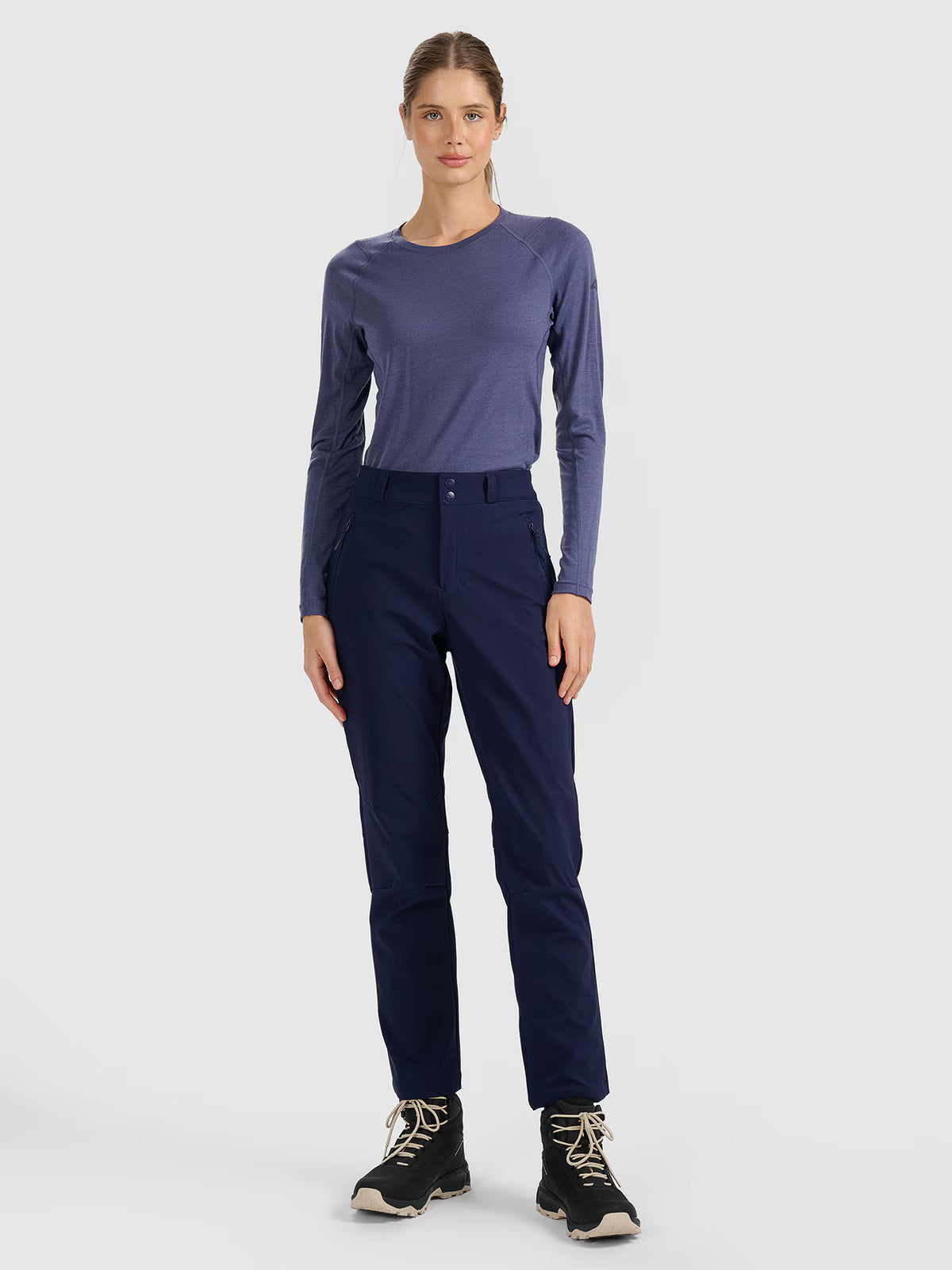 Spodnie trekkingowe softshell membrana 10000 damskie