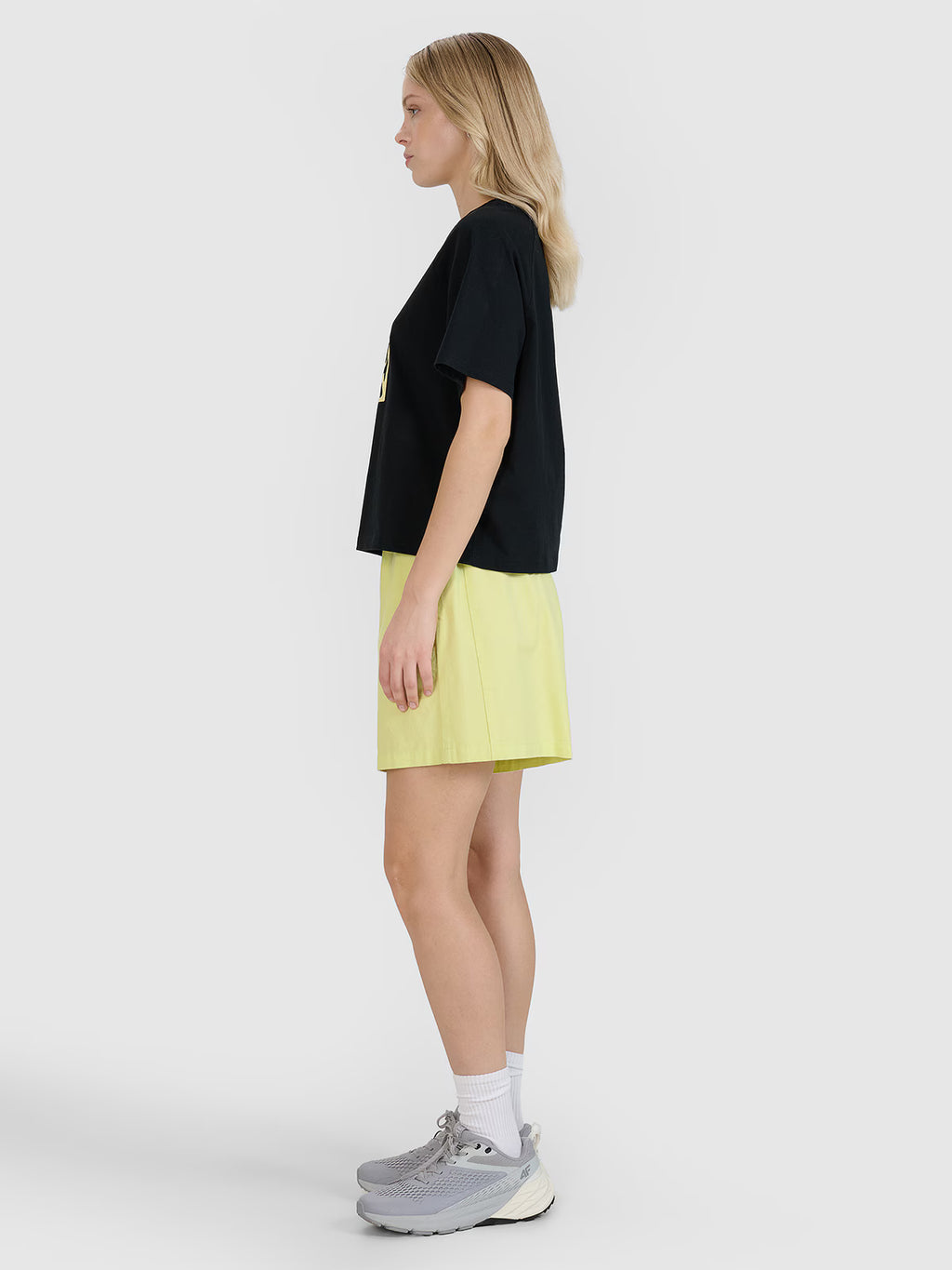 T-shirt oversize z nadrukiem damski