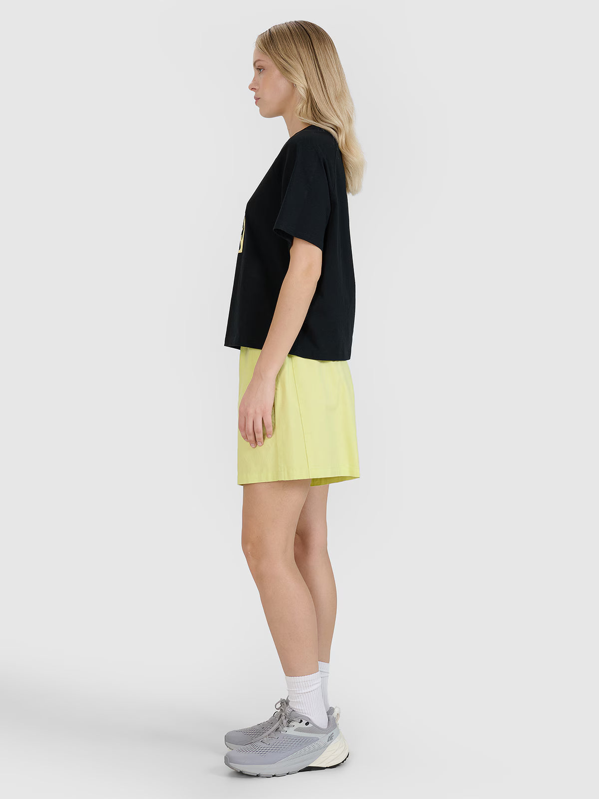 T-shirt oversize z nadrukiem damski