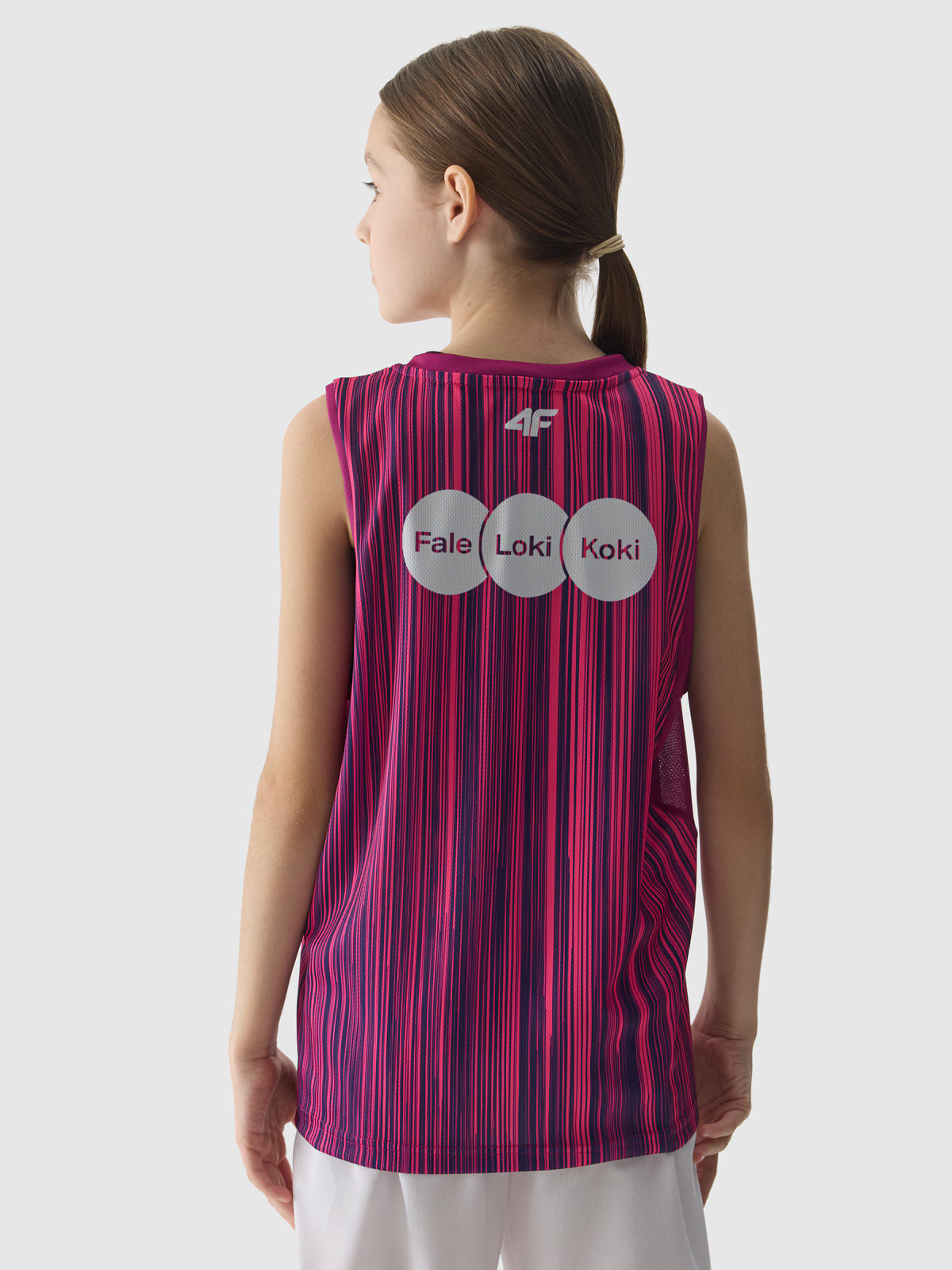 Tank top replika domowy z sezonu 2023/24 dziecięcy 4F x KS Basket 25 Bydgoszcz