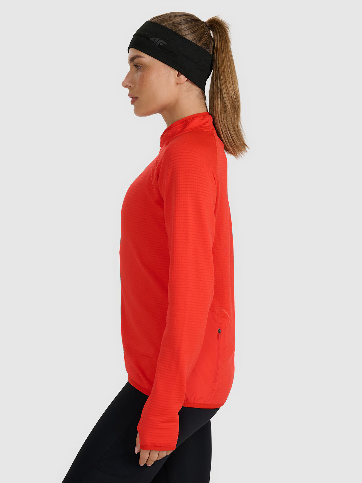 Bluza do biegania regular szybkoschnąca damska