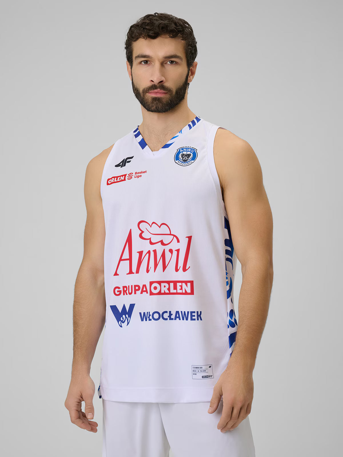 Koszulka meczowa replika wyjazdowa z sezonu 2025/26 męska 4F x Anwil Włocławek