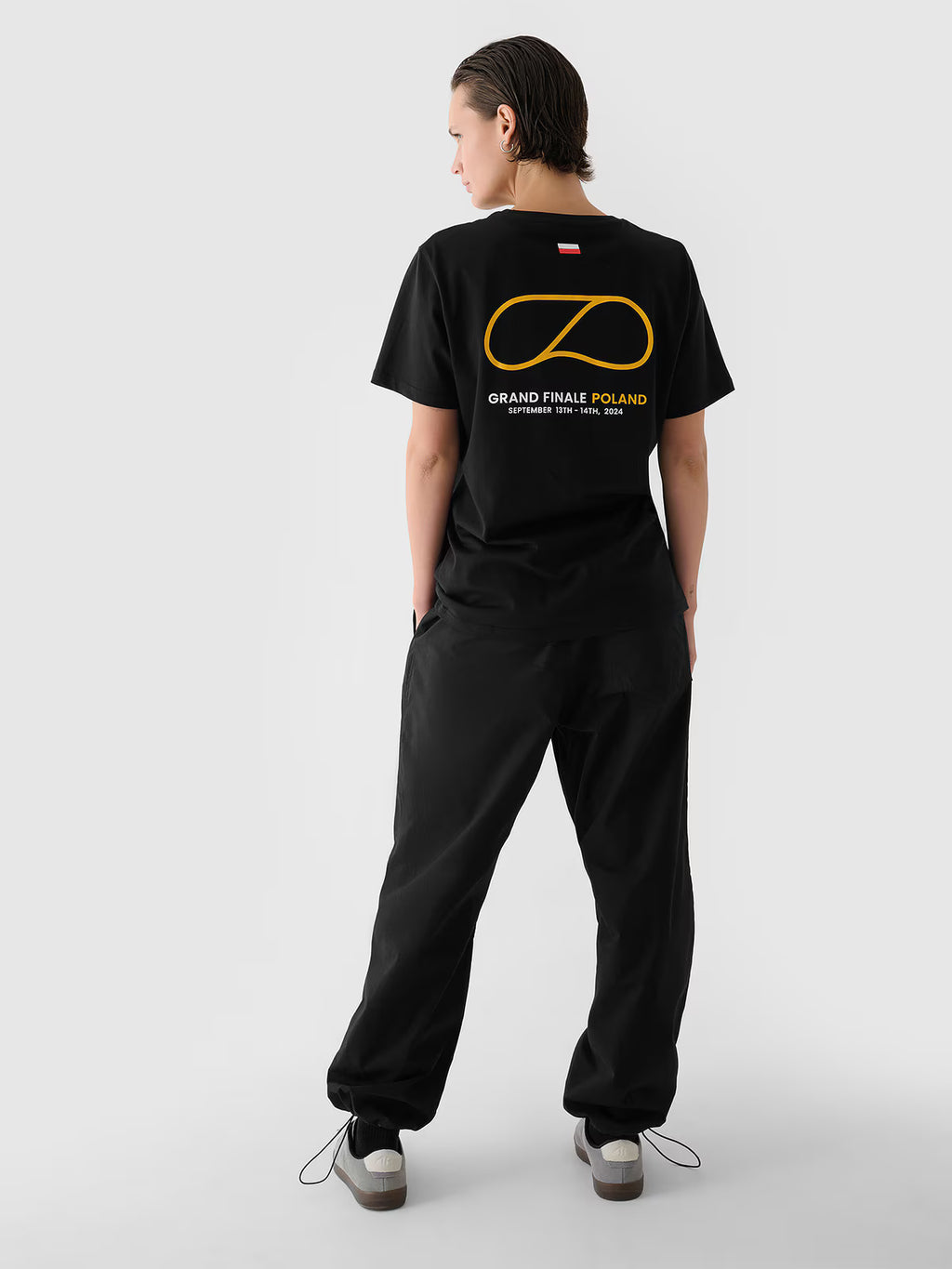 T-shirt regular z nadrukiem uniseks 4F x Drift Masters