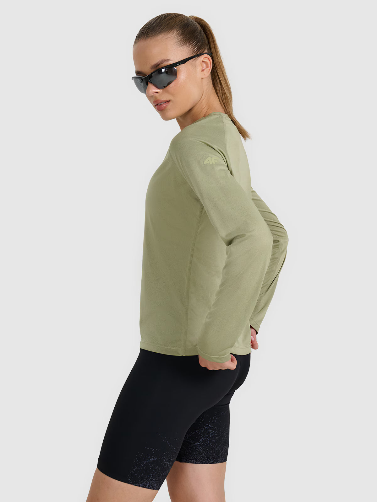 Longsleeve do biegania w terenie szybkoschnący damski