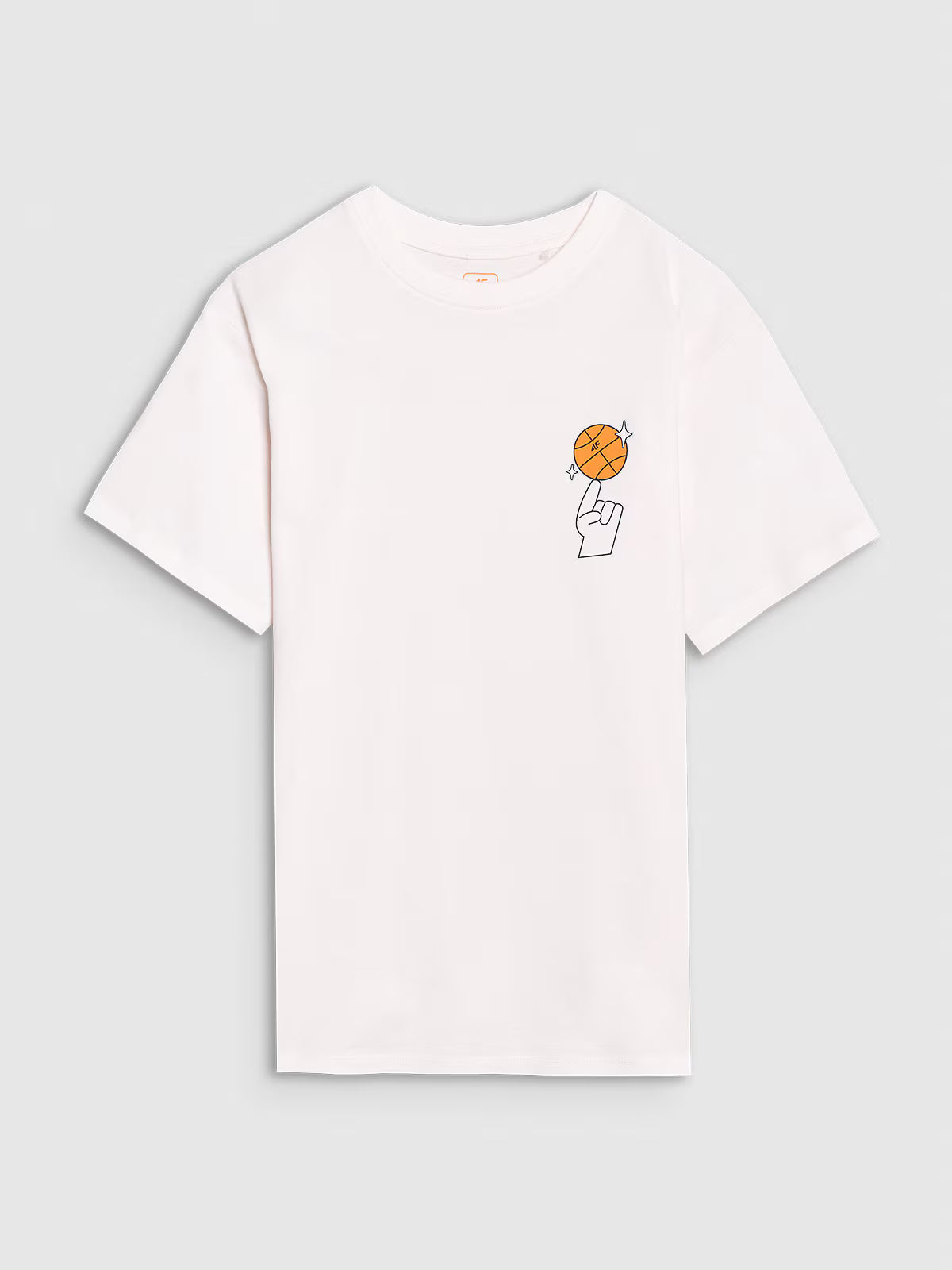 T-shirt oversize z nadrukiem chłopięcy