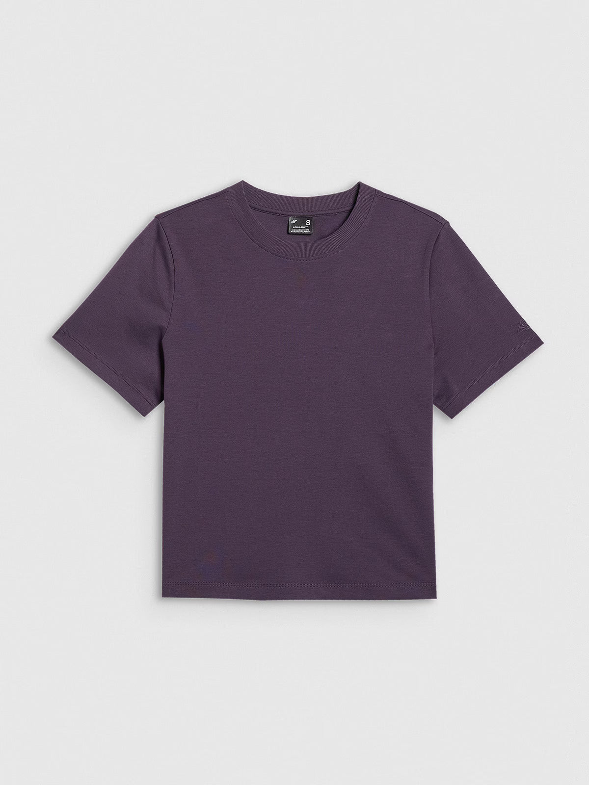 T-shirt regular gładki damski