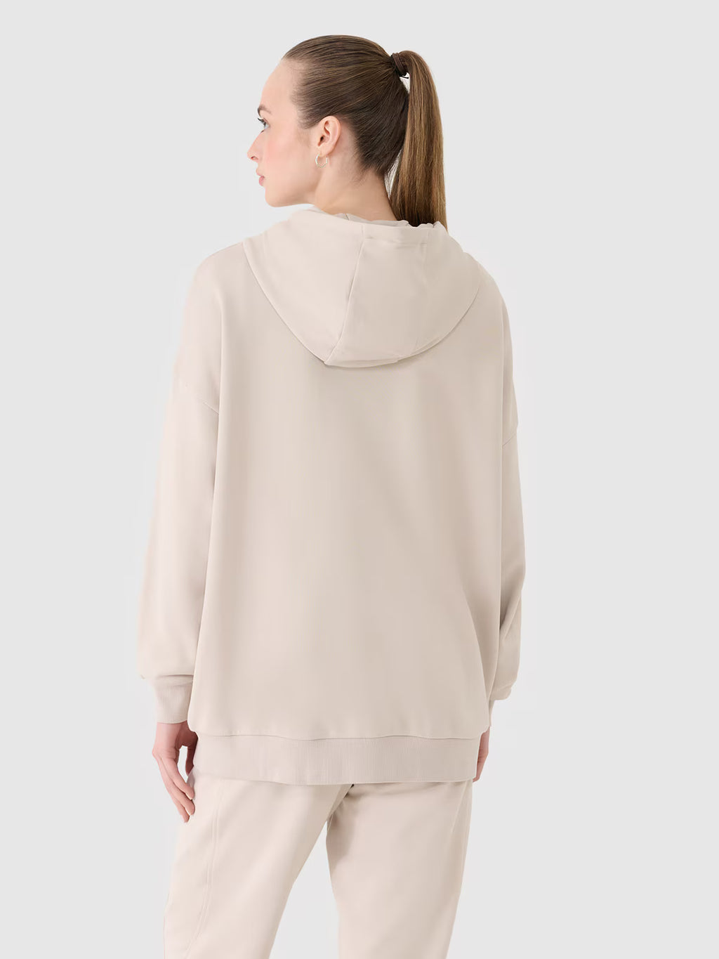 Bluza dresowa rozpinana z kapturem damska