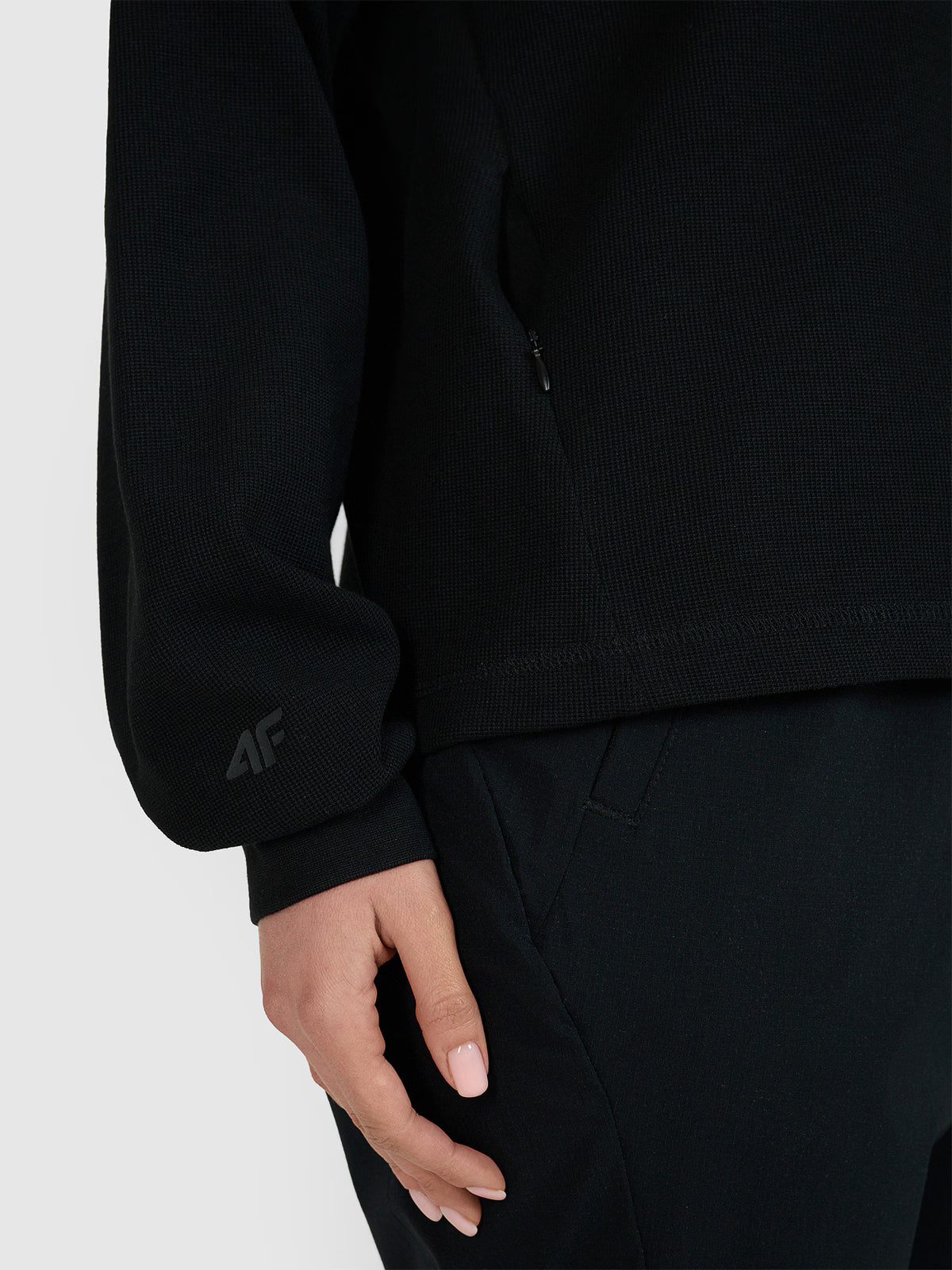 Longsleeve oversize z nadrukiem damski
