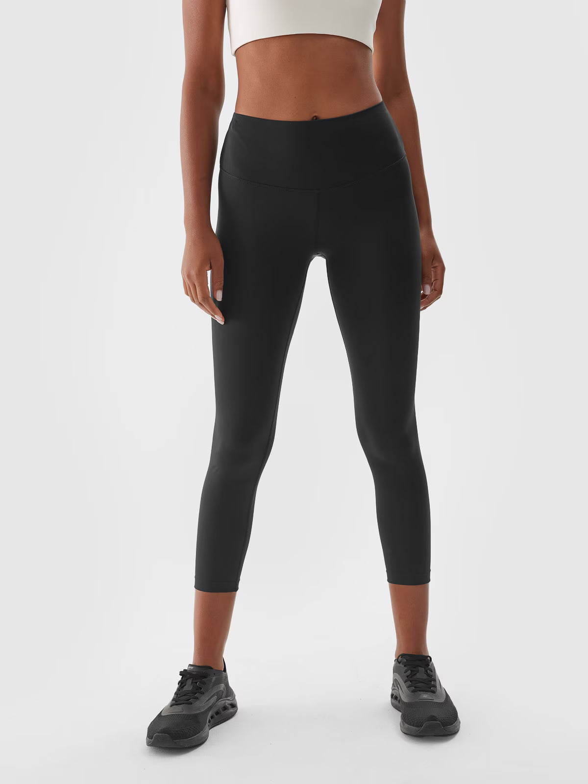 Legginsy treningowe 7/8 z wysokim stanem damskie
