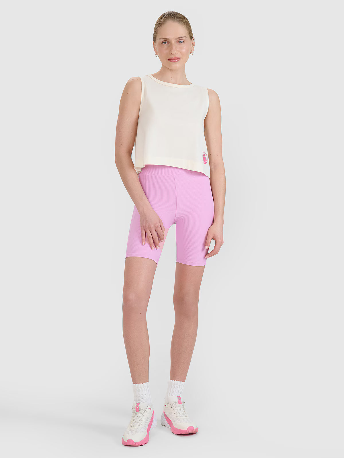 Legginsy krótkie dzianinowe damskie