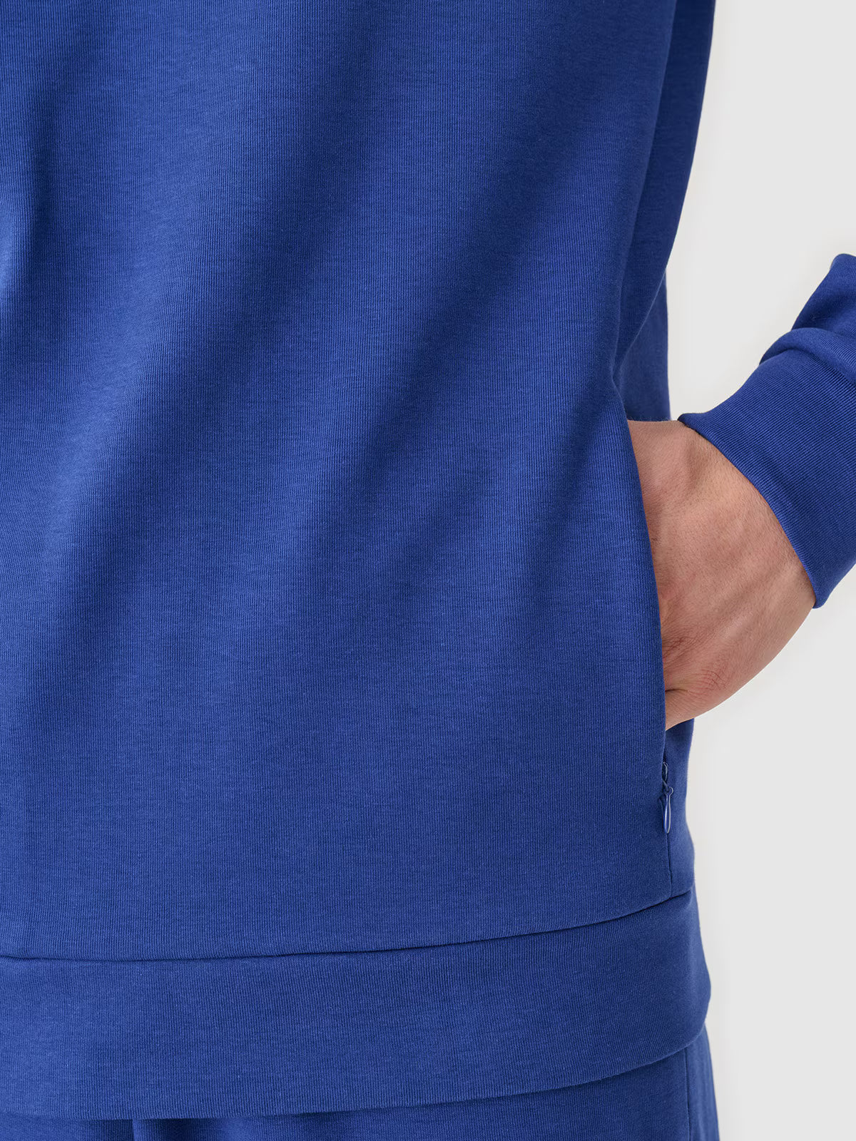 Bluza dresowa nierozpinana z kapturem męska