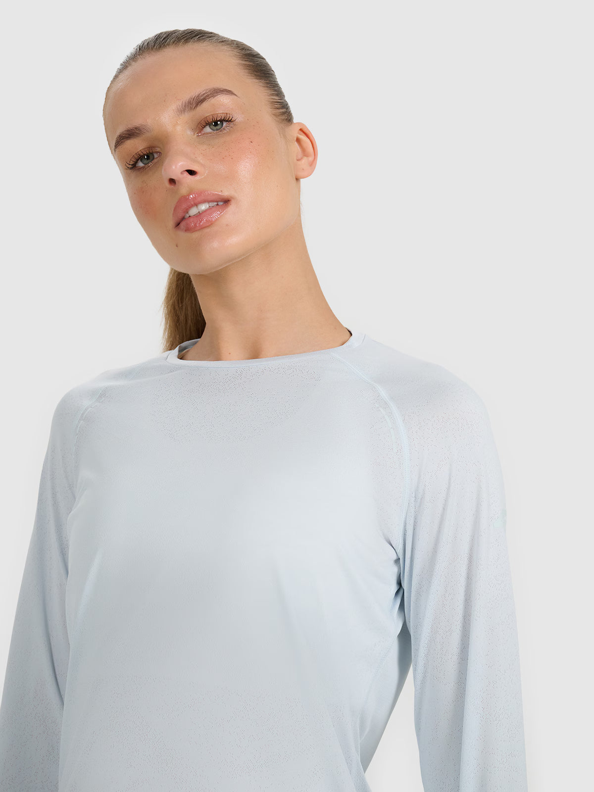 Longsleeve do biegania w terenie szybkoschnący damski