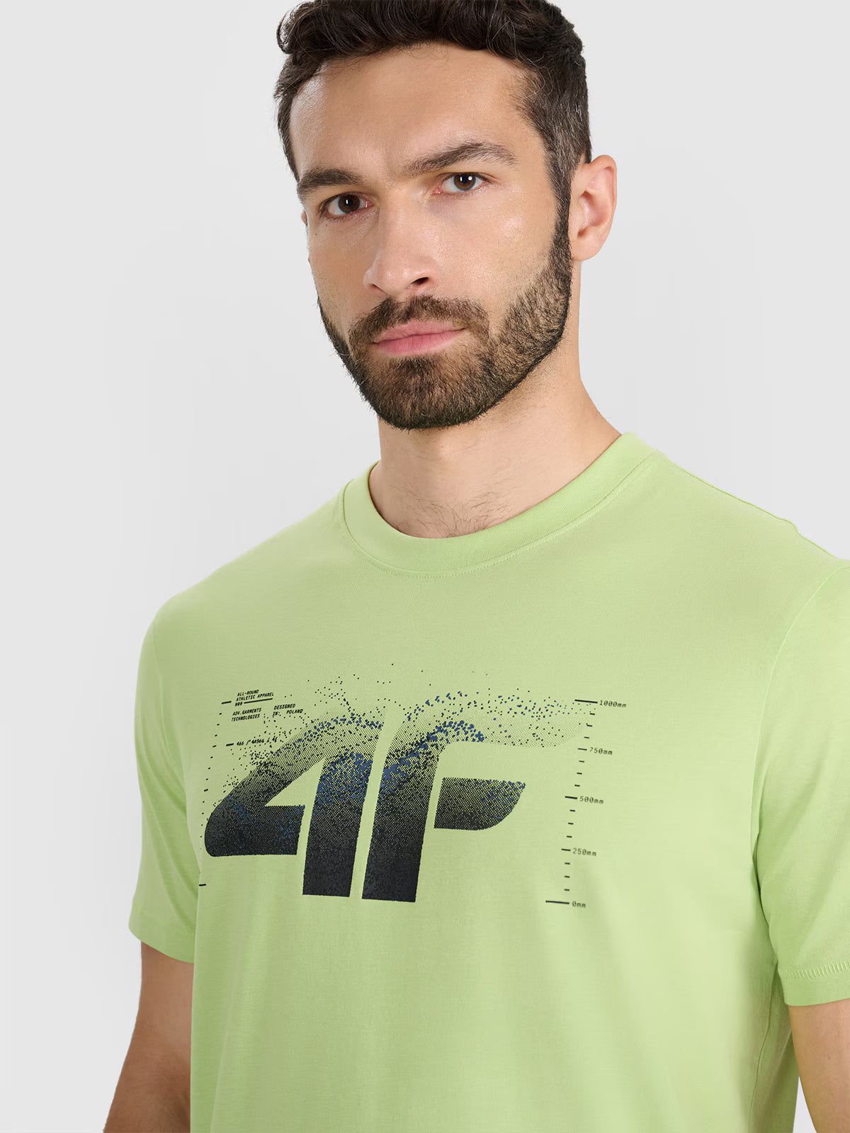 T-shirt regular z nadrukiem męski