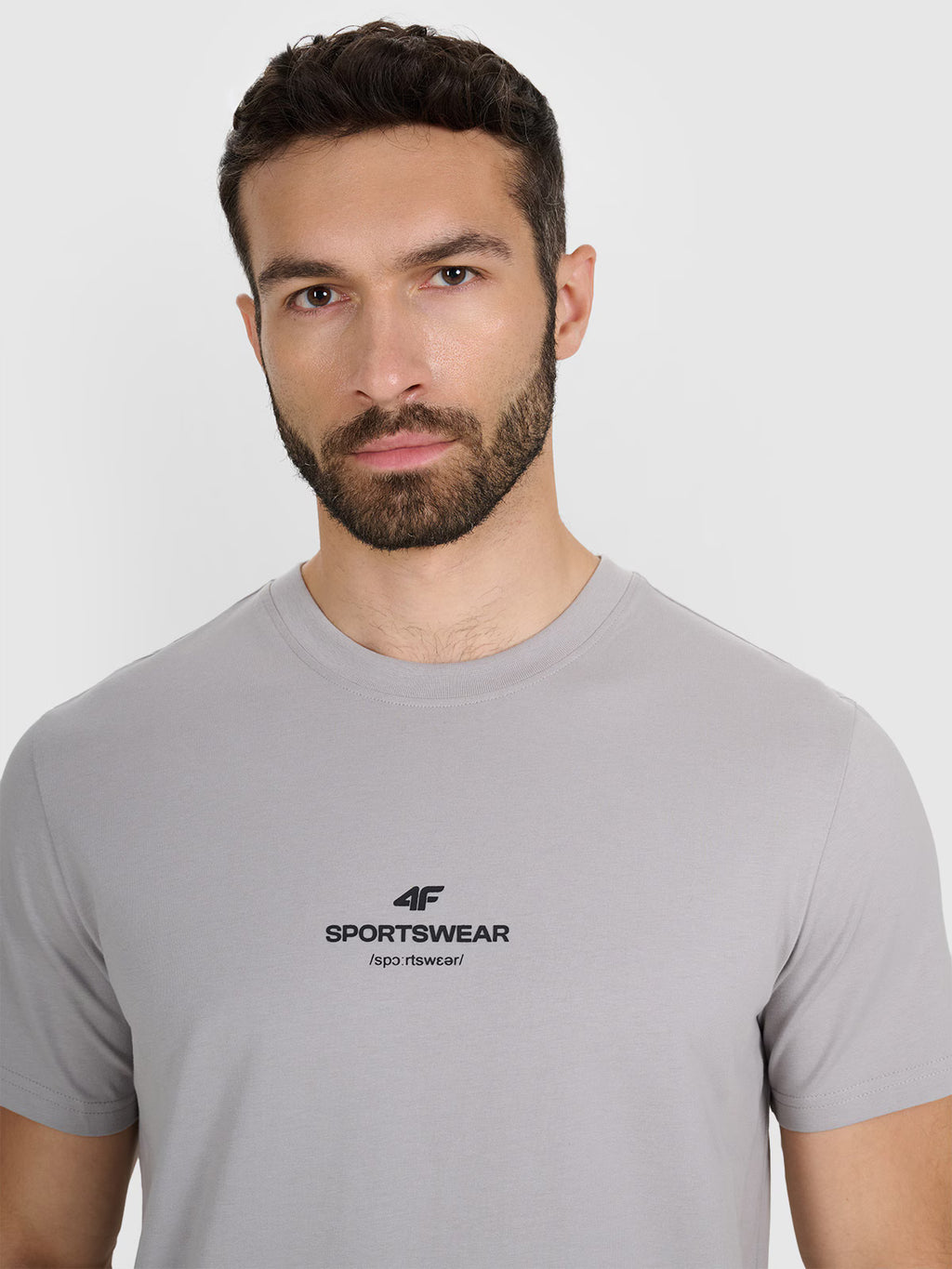 T-shirt regular z nadrukiem męski