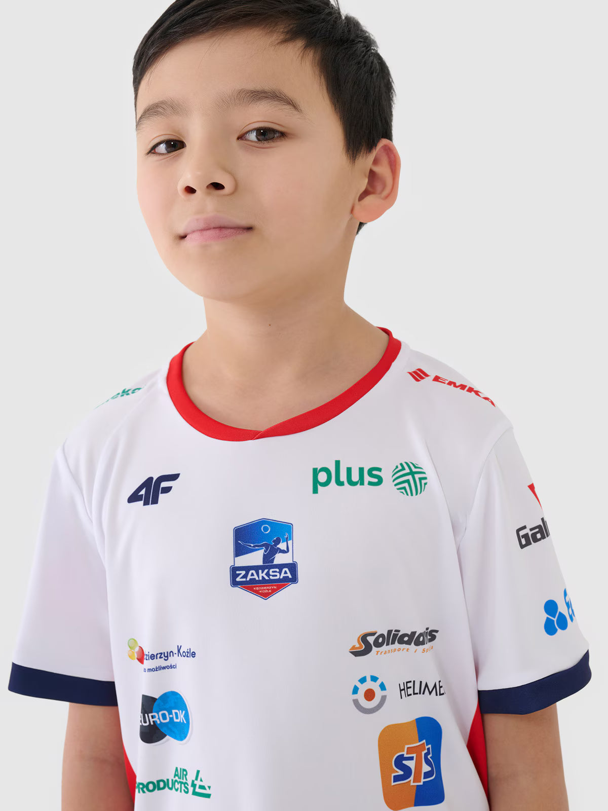 Koszulka meczowa replika wyjazdowa z sezonu 2024/2025 dziecięca 4F x Zaksa Kędzierzyn-Koźle