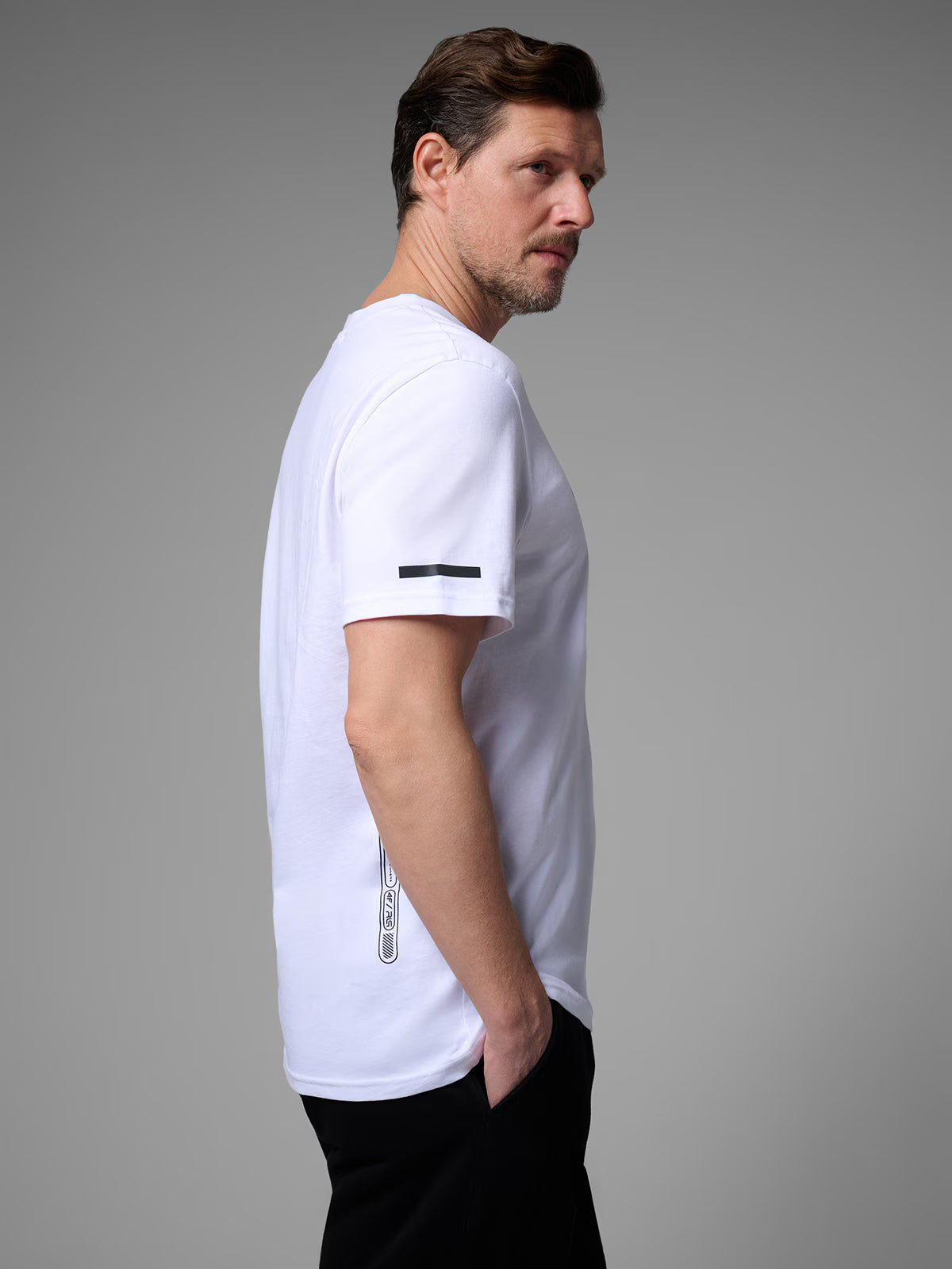 T-shirt regular z nadrukiem męski 4F x Robert Lewandowski