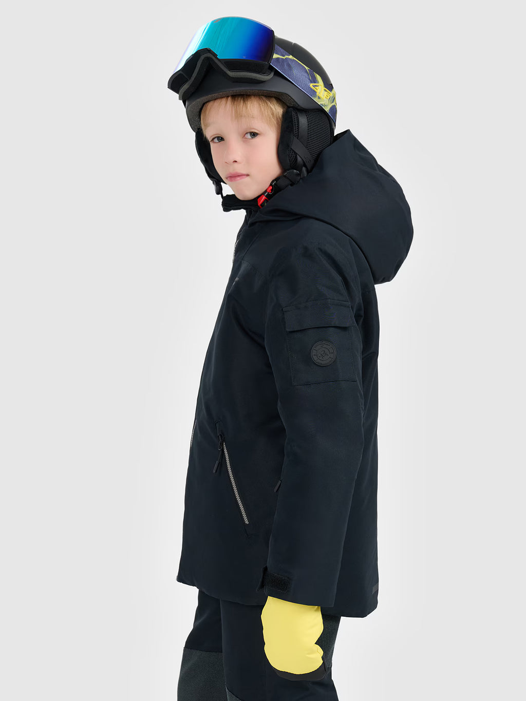Kurtka snowboardowa membrana 8000 chłopięca