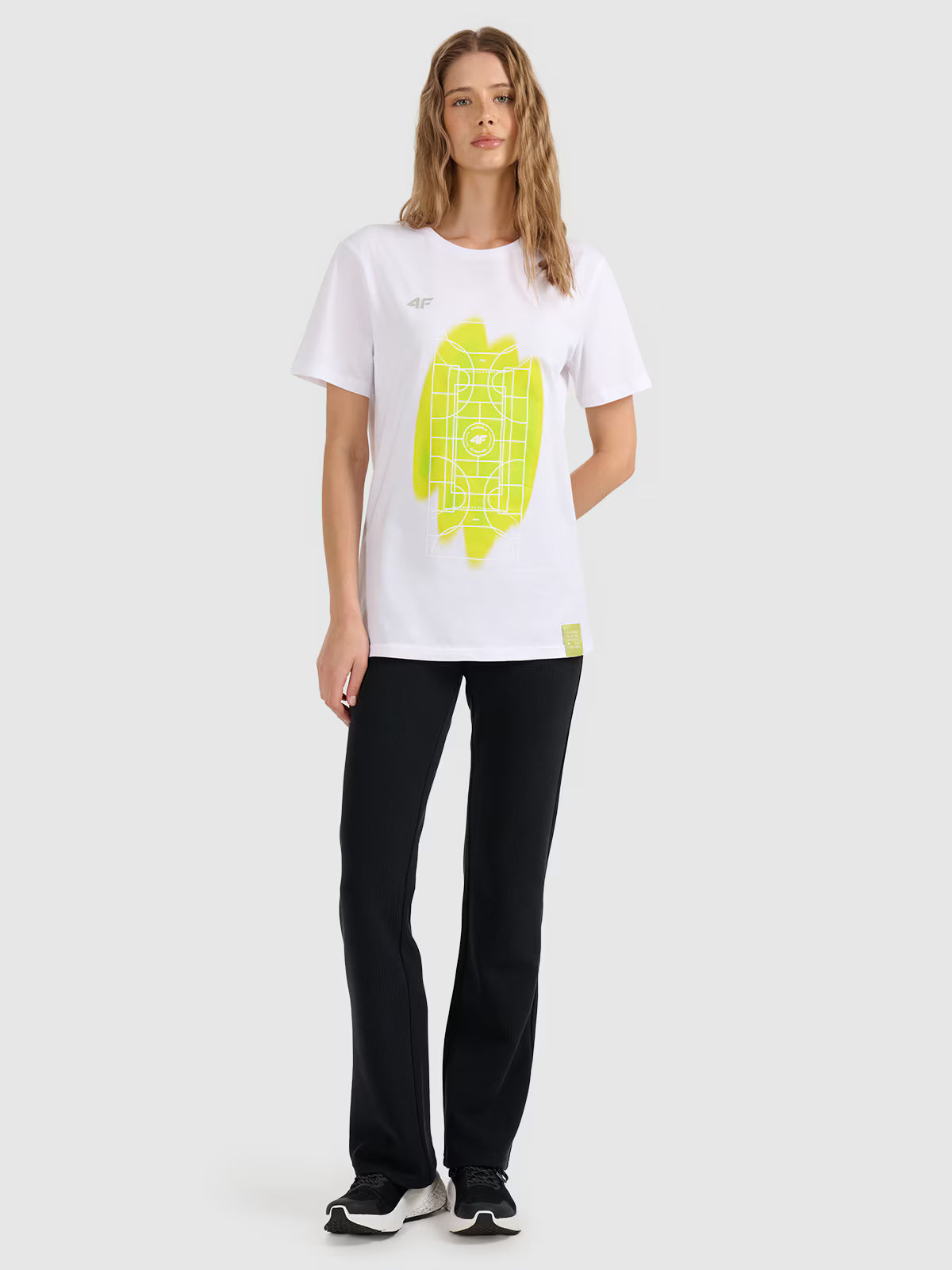 T-shirt regular z nadrukiem uniseks Fundacja 4FPomaga