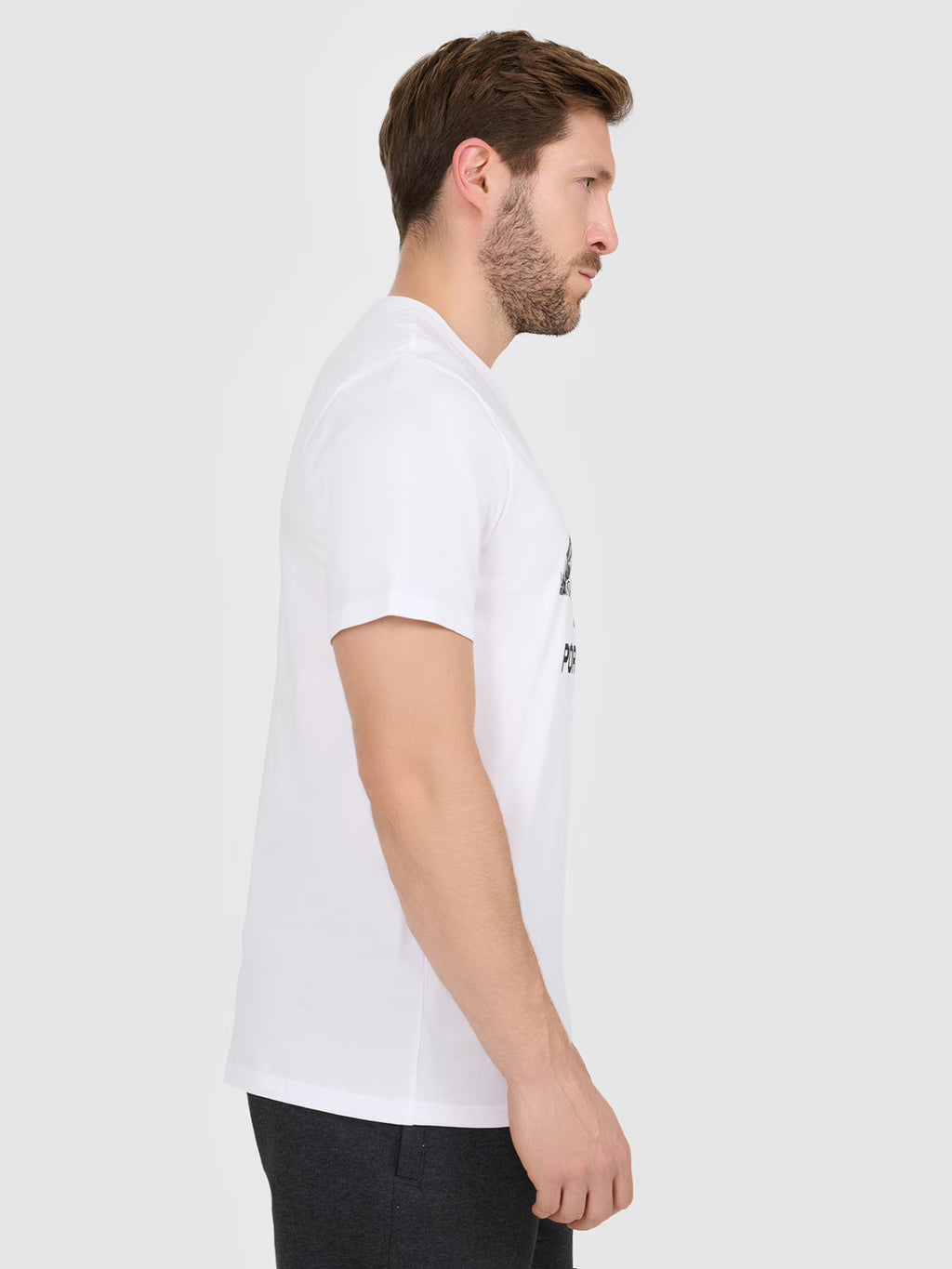 T-shirt regular z nadrukiem męski