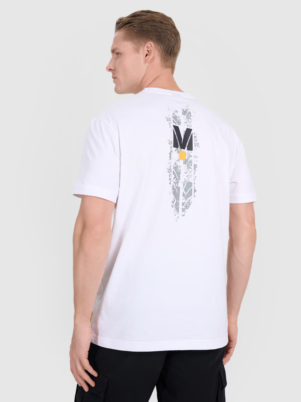 T-shirt regular z nadrukiem uniseks 4F x Drift Masters