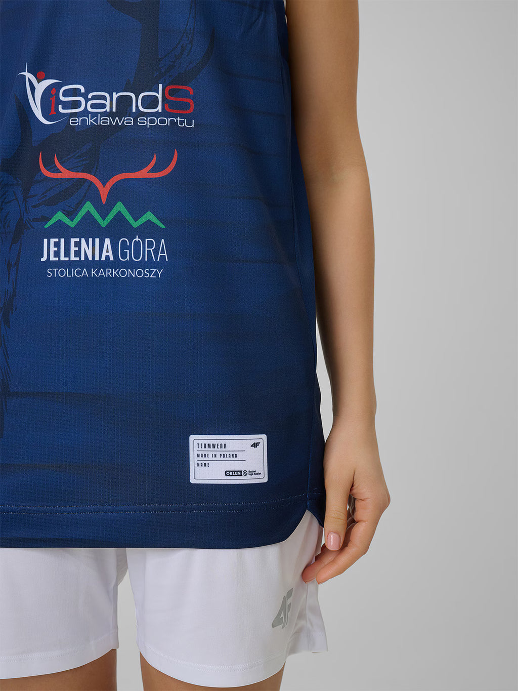 Koszulka meczowa replika domowa z sezonu 2025/26 damska 4F x Isands Wichoś Jelenia Góra