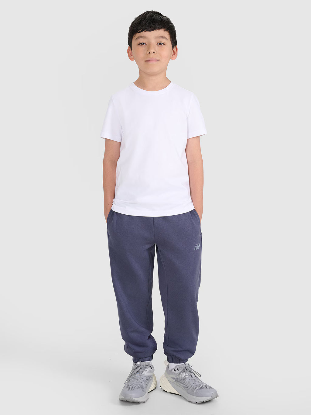 T-shirt regular gładki chłopięcy