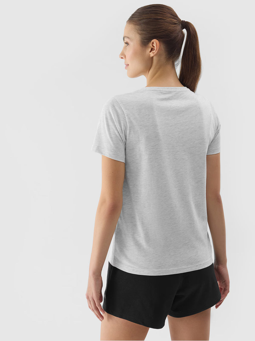 T-shirt gładki damski