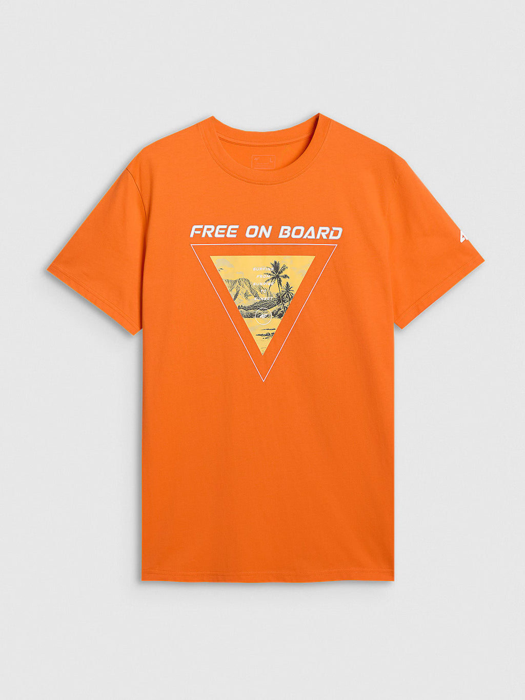 T-shirt regular z nadrukiem męski