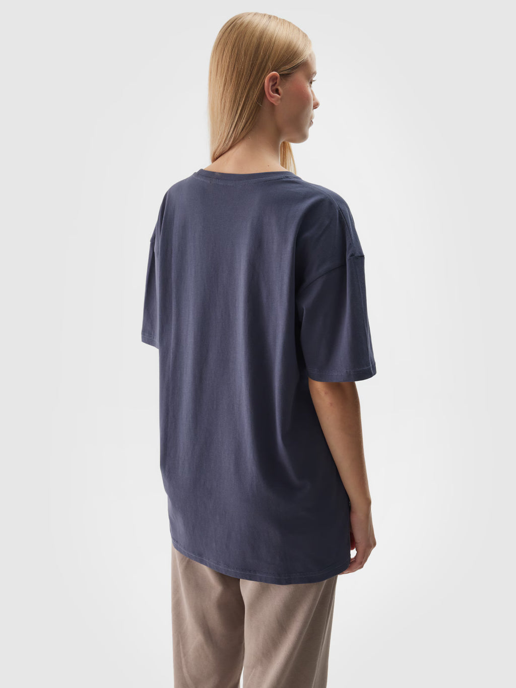 T-shirt oversize gładki uniseks