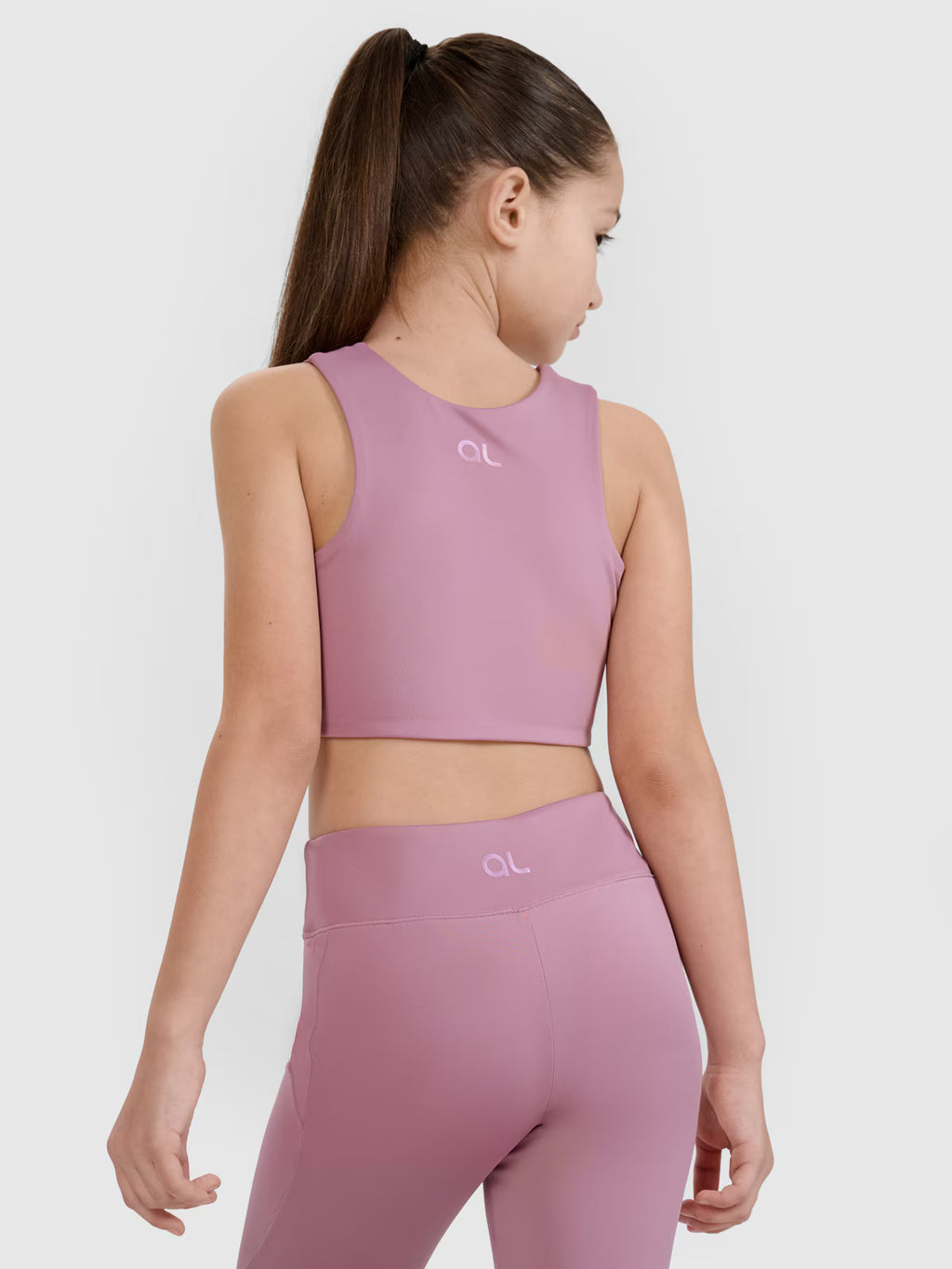 Crop top sportowy szybkoschnący dziewczęcy 4F JUNIOR x Anna Lewandowska
