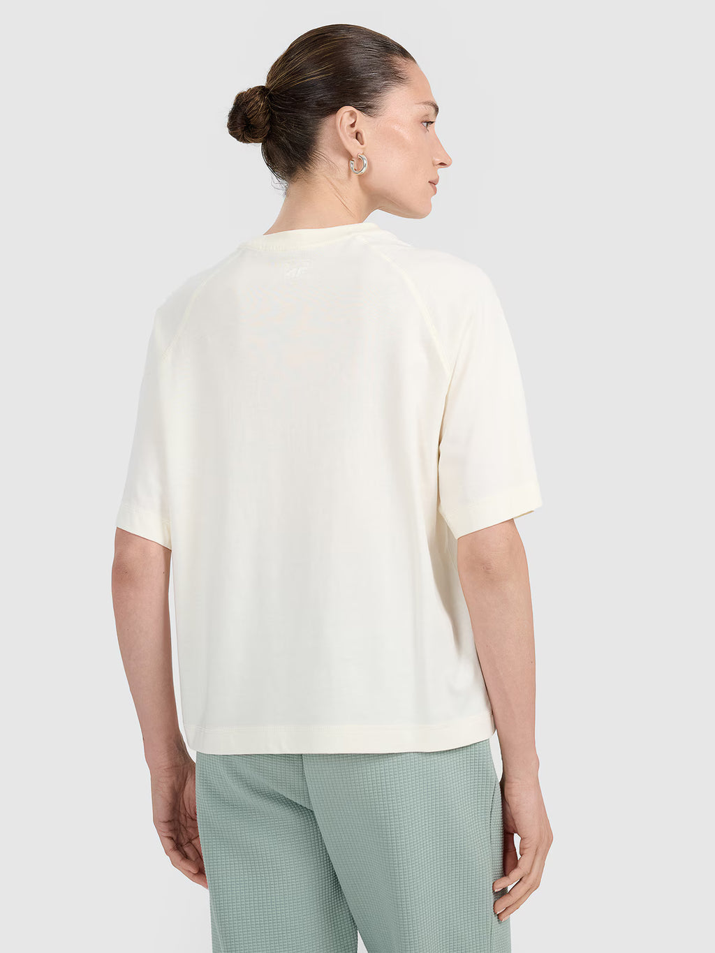 T-shirt oversize z nadrukiem damski