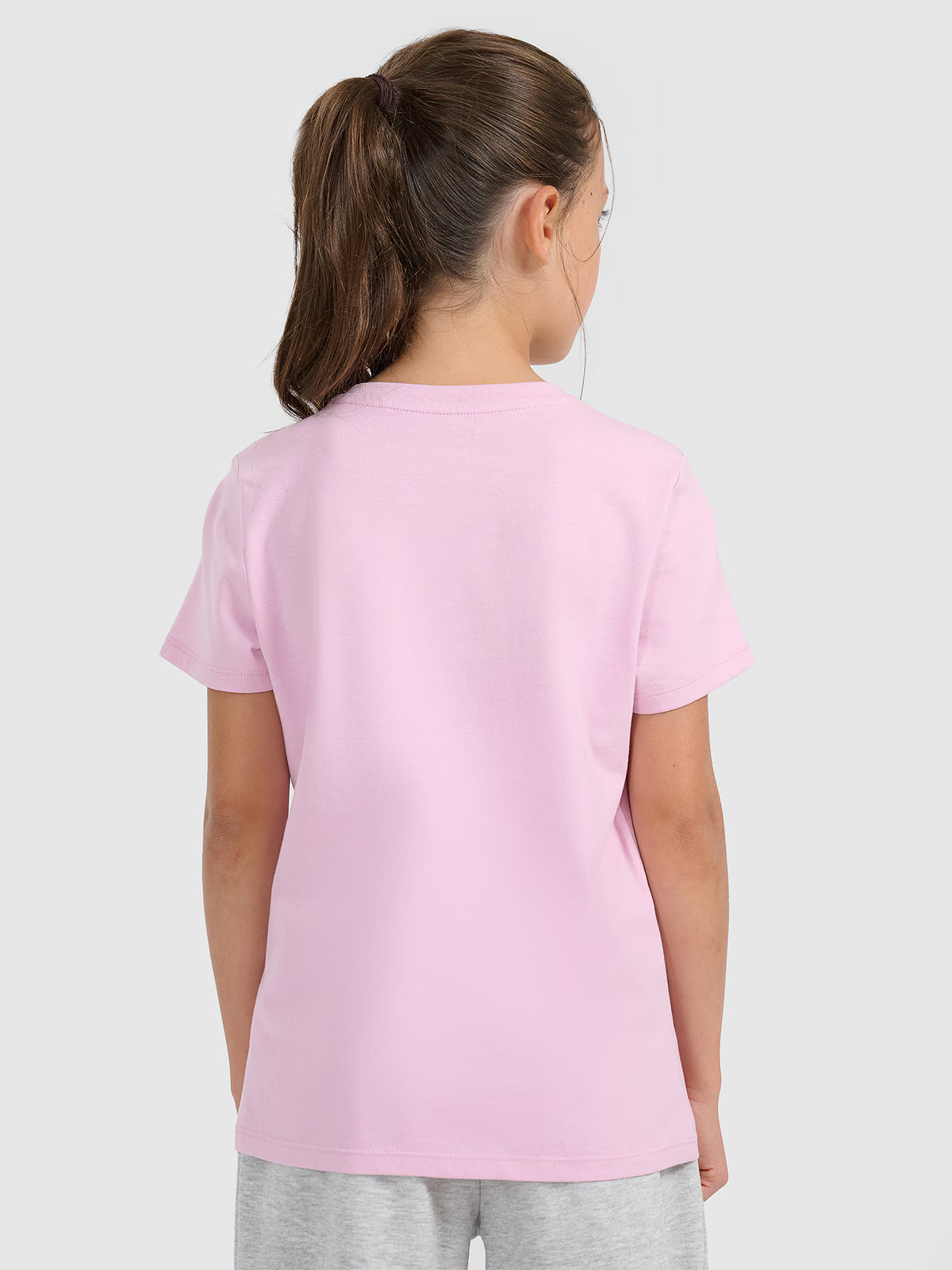 T-shirt regular z nadrukiem świątecznym dziewczęcy