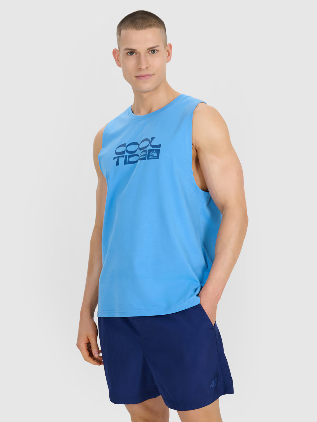 Tank top regular męski