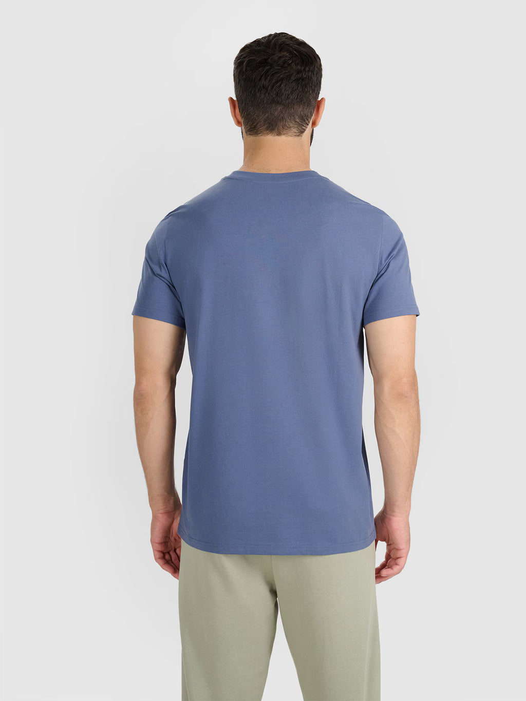 T-shirt regular gładki męski