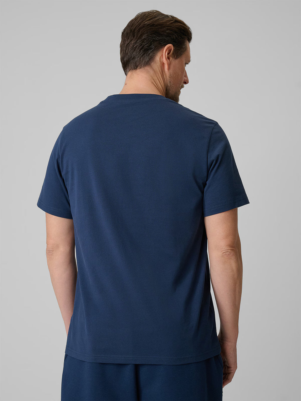T-shirt regular z nadrukiem męski