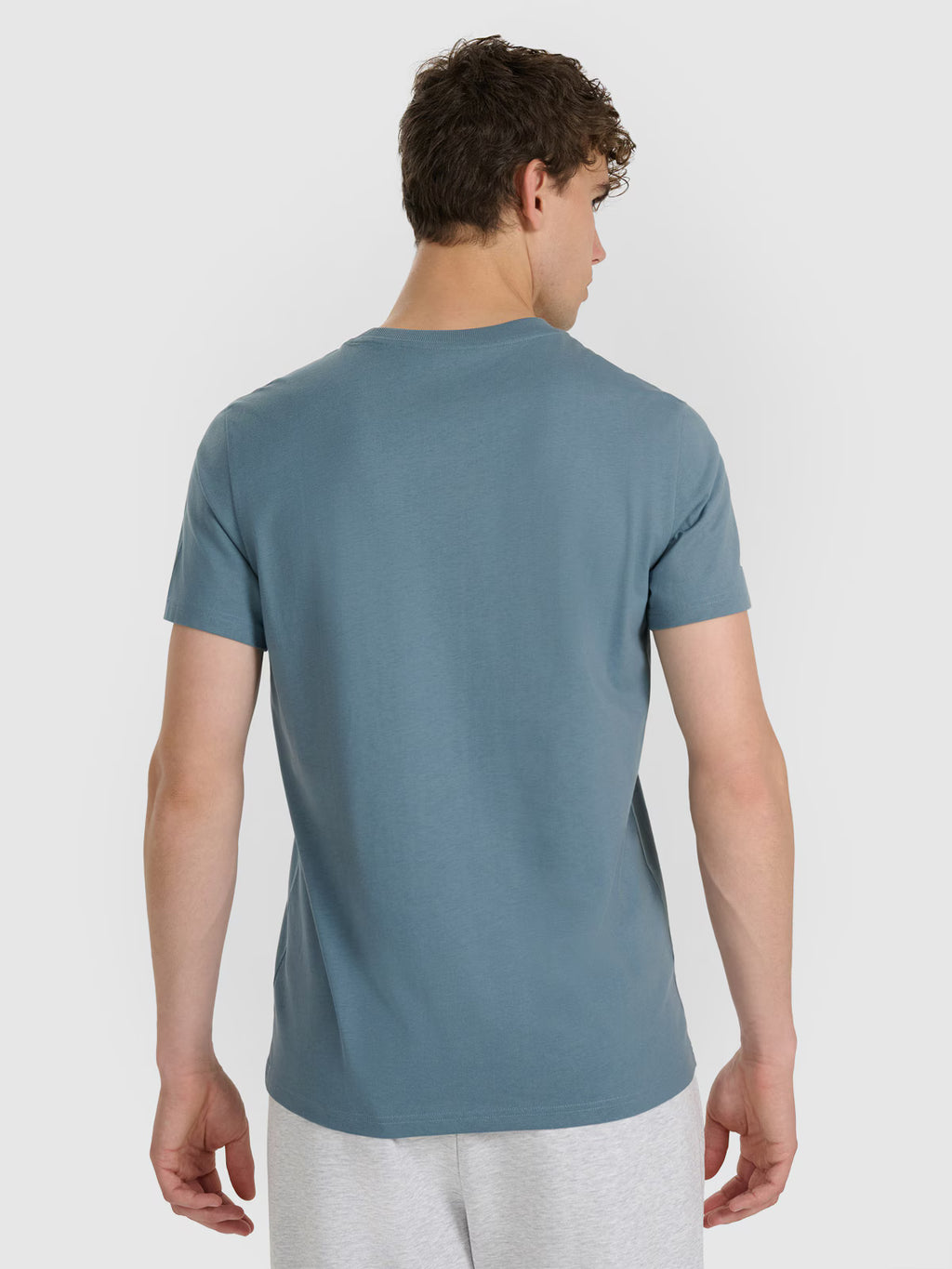 T-shirt regular z nadrukiem męski