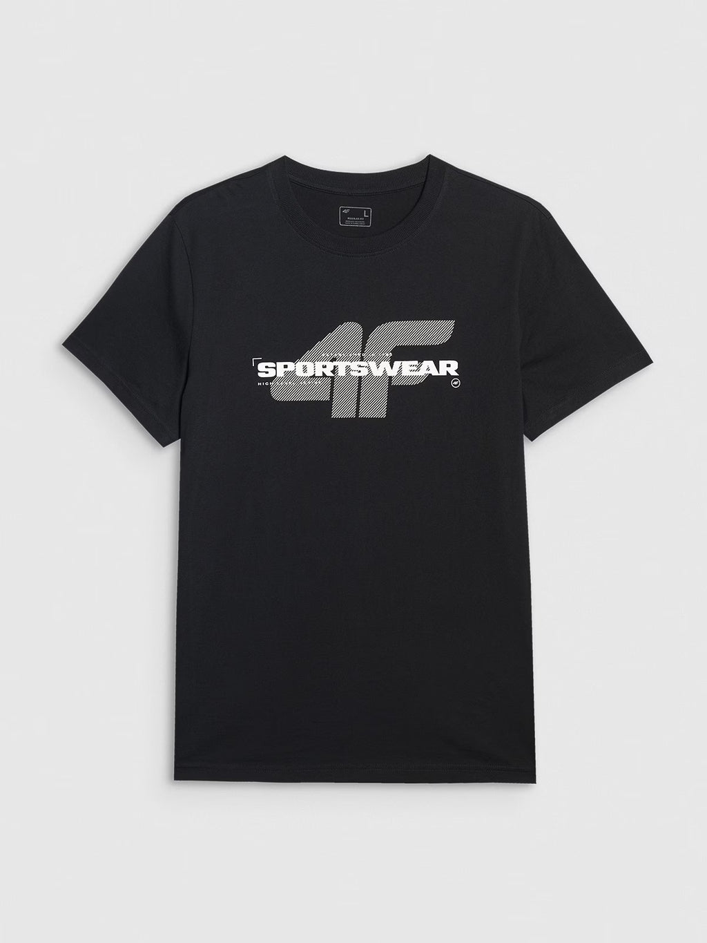 T-shirt regular z nadrukiem męski