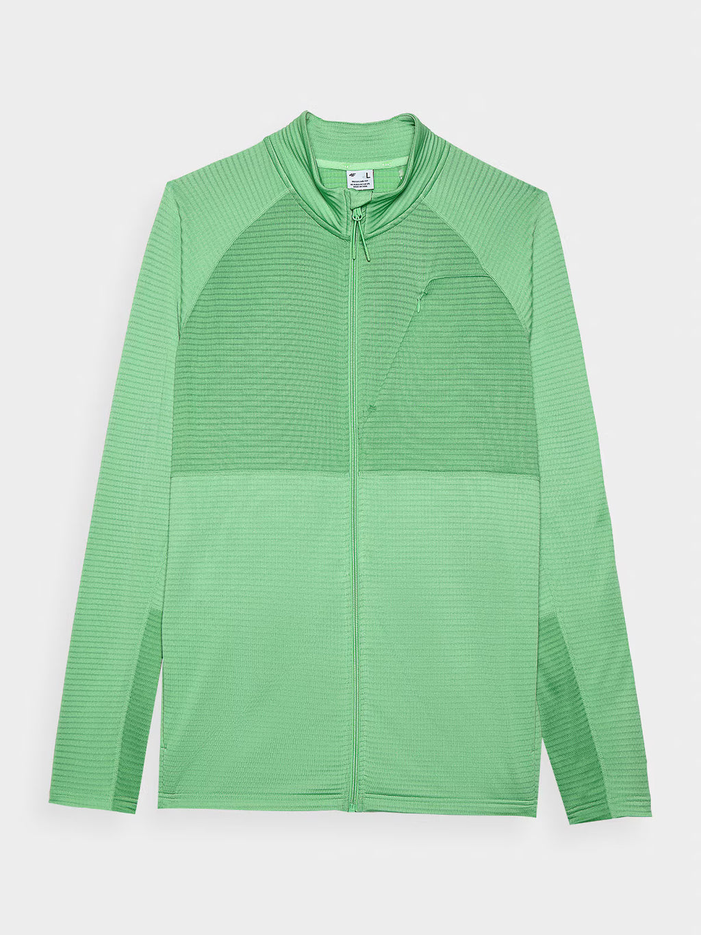Bluza do biegania w terenie rozpinana bez kaptura męska
