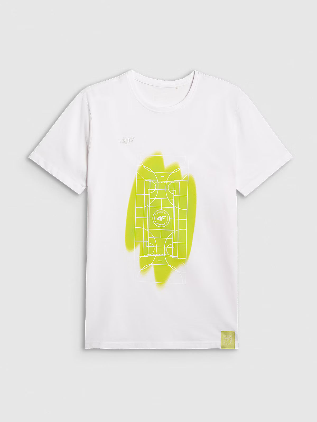 T-shirt regular z nadrukiem uniseks Fundacja 4FPomaga